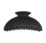 Pinza para Cabello Grande de Caucho Negro 10x5 cm