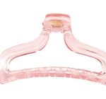 Pinza para Cabello Grande Rosa
