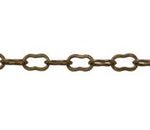 Cadena Fierro Forma de Ocho Oro Viejo 2x3 mm