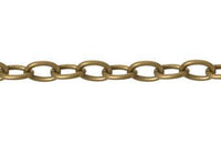 Cadena Fierro Rombo Oro Viejo 5x7 mm