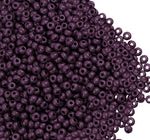 Abalorio Chaquira Calibrada 8.0 Preciosa Color Morado Oscuro