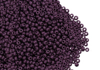 Abalorio Chaquira Calibrada 8.0 Preciosa Color Morado Oscuro