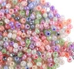 Abalorio Chaquira 8.0 MIX Multicolor Pastel Lila / Celeste / Menta / Rosa Pastel / Blanco