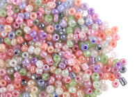 Abalorio Chaquira 8.0 MIX Multicolor Pastel Lila / Celeste / Menta / Rosa Pastel / Blanco