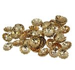 Capuchon Chapa de Oro Flor 7mm