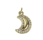 Frau Elegance Dije Chapa de Oro con Circonia Luna