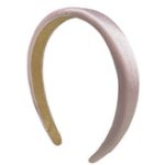 Diadema esponja Delgada Rosa Satinado