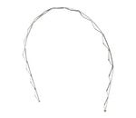 Diadema para Cabello Plateada Ondas 115x138 mm