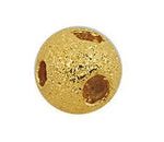 Separador Metal Polvo de Estrella Perforado 6 mm Bano Dorado