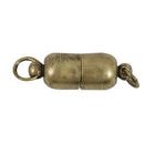 Broche Metal Iman Cilindro 19x7 mm Oro Viejo