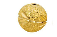 Separador Metal Polvo de Estrella Grabado Hojas 6 mm Bano Dorado