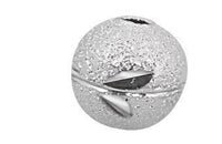 Separador Metal Polvo de Estrella Grabado Hojas 6 mm Bano Plateado