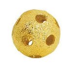Separador Metal Polvo de Estrella Perforado 12 mm Bano Dorado