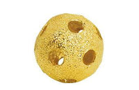 Separador Metal Polvo de Estrella Perforado 12 mm Bano Dorado