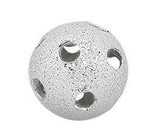 Separador Metal Polvo de Estrella Perforado 12 mm Bano Plateado