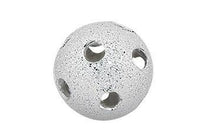 Separador Metal Polvo de Estrella Perforado 12 mm Bano Plateado