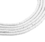 Katsuki Cuentas de Caucho 4 mm Blanco