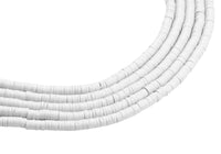 Katsuki Cuentas de Caucho 4 mm Blanco