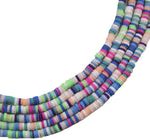 Katsuki Cuentas de Caucho 4 mm Multicolor Pastel Menta / Celeste / Azul / Rosa Pastel / Lila