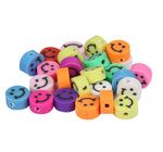 Cuentas de Caucho Fimo Multicolor Carita