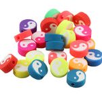 Cuentas de Caucho Fimo Multicolor Ying YanG