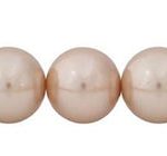Perla Cristal Tradicional Redonda Lisa 16 mm Beige
