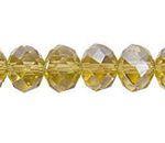 Cristal Kristen 48 Caras 9x12 mm Amarillo Shine AB