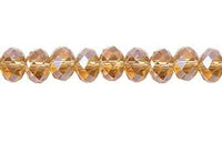 Cristal Kristen XL 48 Caras 4x6 mm Gold Champagne AB
