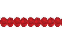 Cristal Kristen XL 48 Caras 4x6 mm Rojo