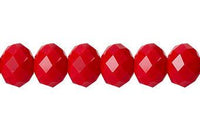 Cristal Kristen XL 48 Caras 4x6 mm Rojo Claro Opalo