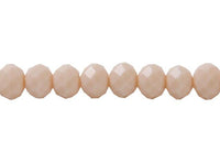 Cristal Kristen XL 48 Caras 6 x 8 mm Crema Opalo