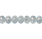 Cristal Kristen XL 48 caras 4x6 mm Black Diamond Opalo AB