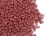 Abalorio Chaquira Calibrada 8.0 Preciosa Color Rojo 93310